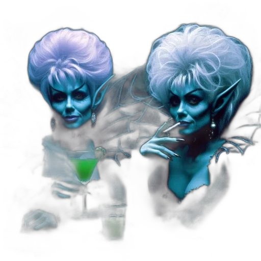 face, hair, creature, mask, concept art, vaporwave, fantasy art, watercolor transparent PNG cut-out