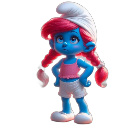 staff, creature, mask, 3d render, concept art, cartoon, fantasy art, blue transparent PNG cut-out