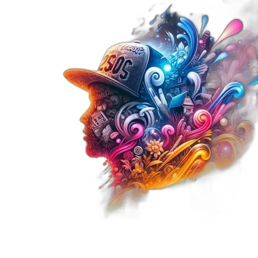 dragon, hat, mask, staff, concept art, fantasy art, 3d render, photorealistic transparent PNG cut-out