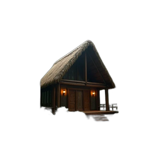 building, umbrella, furniture, hat, 3d render, concept art, pixel art, watercolor transparent PNG cut-out