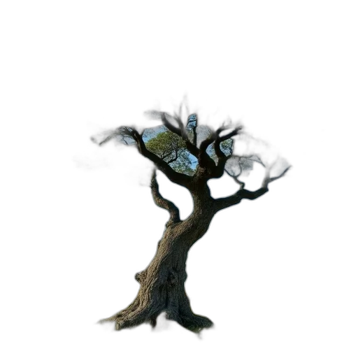 tree, staff, crown, creature, concept art, fantasy art, pixel art, 3d render transparent PNG cut-out