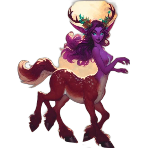 creature, animal, staff, concept art, fantasy art, pixel art, watercolor, hybrid transparent PNG cut-out