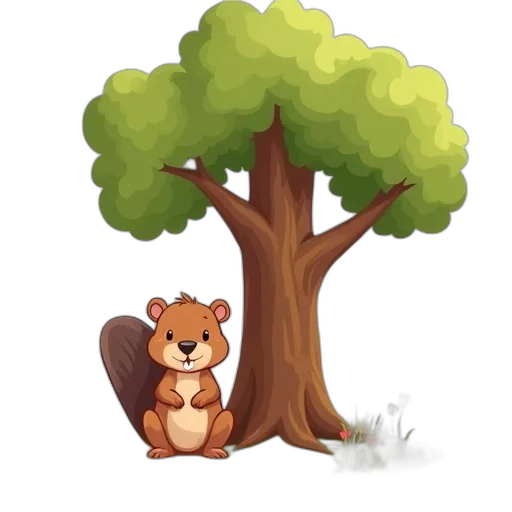 tree, animal, creature, pixel art transparent PNG cut-out