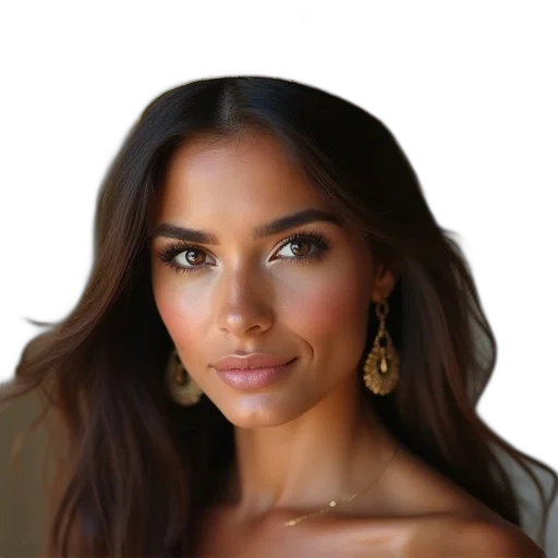 jewelry, face, hair, crown transparent PNG cut-out