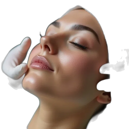 face, mask, photorealistic, young transparent PNG cut-out