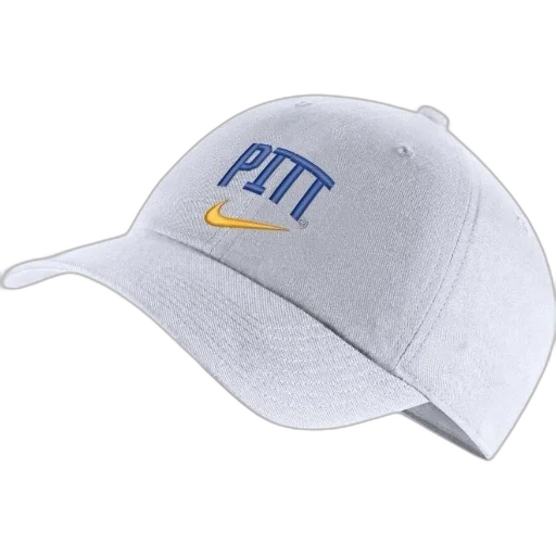 hat, staff, 3d render, white, word, pitt, blue, letters transparent PNG cut-out