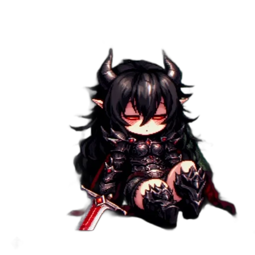 weapon, dragon, staff, sword, pixel art, fantasy art, concept art, anime transparent PNG cut-out