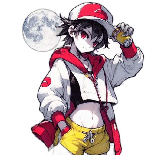 staff, jacket, hat, robot, anime, concept art, watercolor, pixel art transparent PNG cut-out