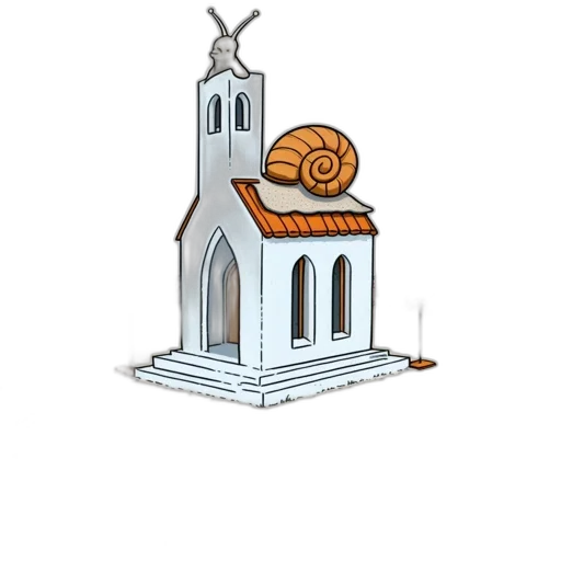 crown, building, concept art, pixel art, 3d render, cartoon, image, features transparent PNG cut-out