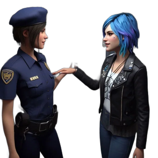 jacket, weapon, staff, robot, concept art, 3d render, photorealistic, cyberpunk transparent PNG cut-out