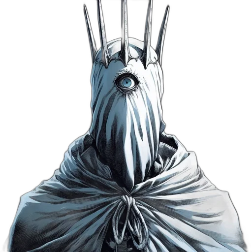 mask, crown, face, creature, concept art, comic book art, fantasy art, 3d render transparent PNG cut-out