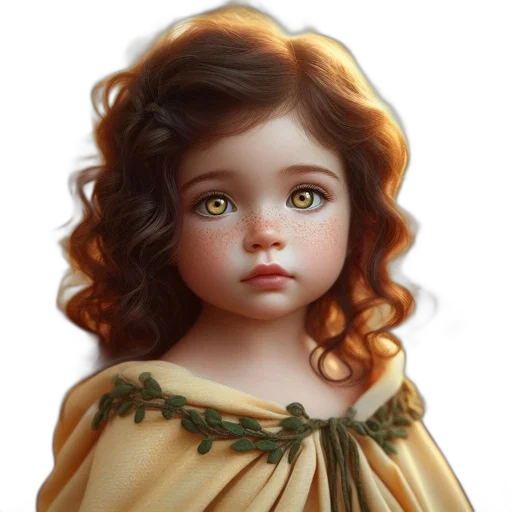 dress, face, jewelry, crown, fantasy art, photorealistic, oil painting, concept art transparent PNG cut-out