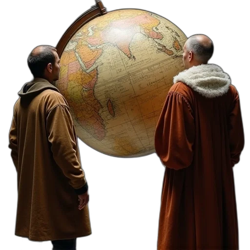 staff, jacket, sword, concept art, city street, outer space, forest, earth tones transparent PNG cut-out