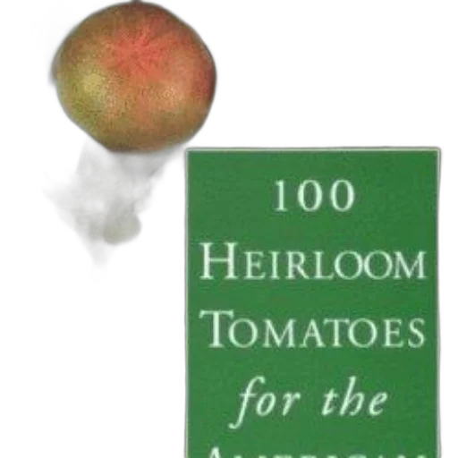 food, book, cover, title, 100, heirloom, tomatoes, american transparent PNG cut-out
