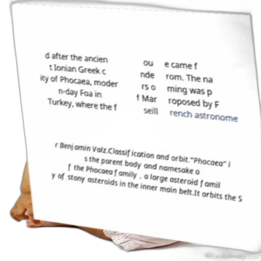 poster, text, about, asteroid, phocaea, classification, orbit, naming transparent PNG cut-out