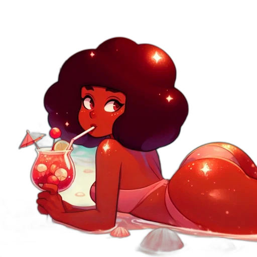 creature, hair, dress, staff, concept art, fantasy art, pixel art, cartoon transparent PNG cut-out