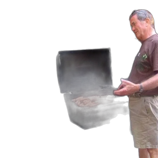 food, fire, fog, man, brown, shirt, cooking, hot transparent PNG cut-out