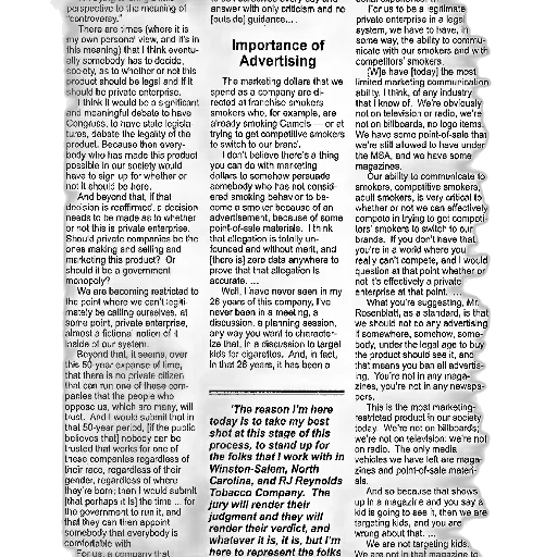 article, discussing, importance, advertising, marketing, dollars, spent, tobacco transparent PNG cut-out