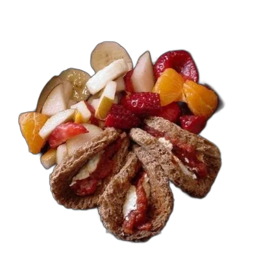 food, crown, jewelry, photorealistic, plate, fruit, salad, pita transparent PNG cut-out