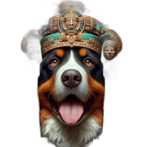 mask, crown, animal, face, concept art, fantasy art, photorealistic, pixel art transparent PNG cut-out