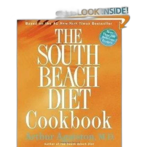 south, beach, diet, cookbook, arthur, agaston, featuring, more transparent PNG cut-out