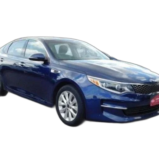car, blue, kia, optima, parked, front, dealership, southern transparent PNG cut-out