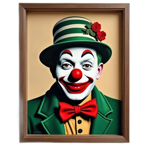 face, mask, animal, hat, photorealistic, oil painting, concept art, comic book art transparent PNG cut-out