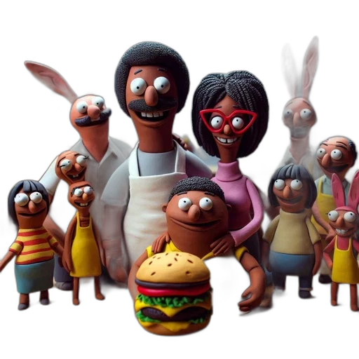 food, mask, concept art, 3d render, cartoon, pixel art, array, diverse transparent PNG cut-out
