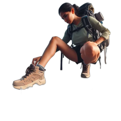 shoes, jacket, weapon, staff, 3d render, concept art, photorealistic, pixel art transparent PNG cut-out