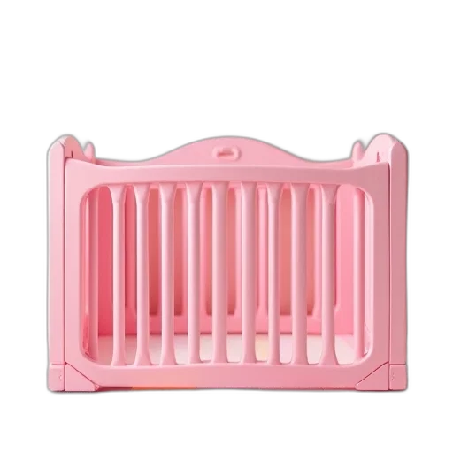 furniture, pink, plastic, baby transparent PNG cut-out