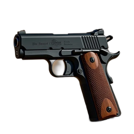 weapon, staff, animal, 3d render, photorealistic, desert, eagle, 1911s transparent PNG cut-out