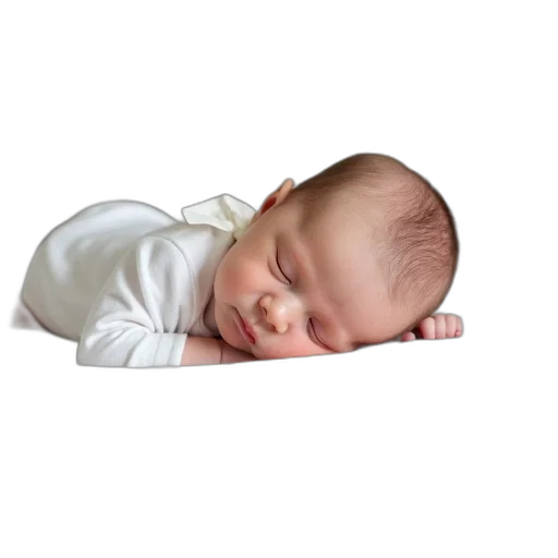 face, staff, photorealistic, 3d render, oil painting, newborn, baby, sleeping transparent PNG cut-out