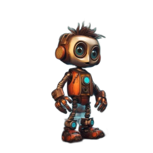 robot, jacket, creature, animal, concept art, 3d render, pixel art, cartoon transparent PNG cut-out