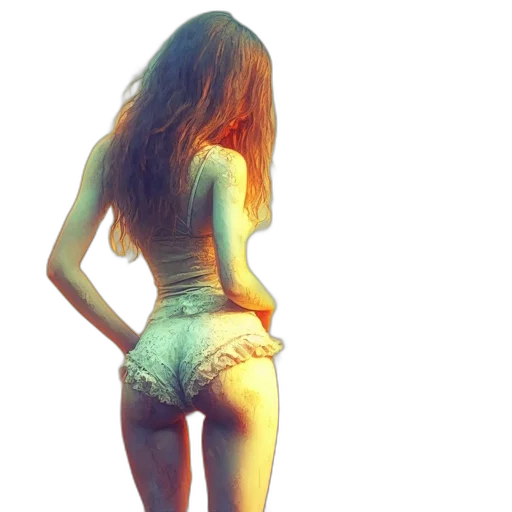 dress, jacket, photorealistic, 3d render, concept art, watercolor, neon lights, outer space transparent PNG cut-out