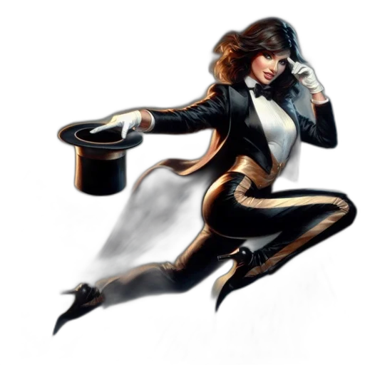 concept art, comic book art, fantasy art, photorealistic, elegant, figure, wearing, white transparent PNG cut-out
