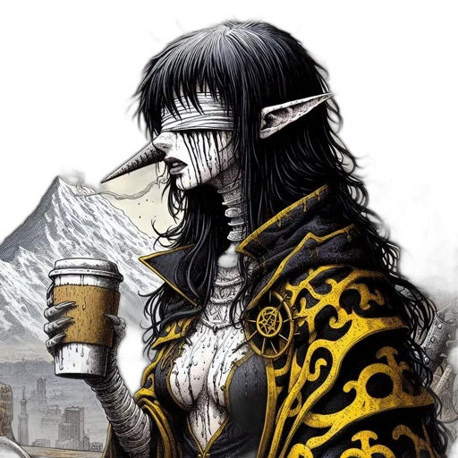 face, dragon, staff, mask, fantasy art, concept art, comic book art, photorealistic transparent PNG cut-out