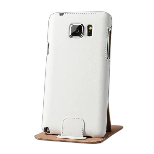 white, leather, case, stand transparent PNG cut-out