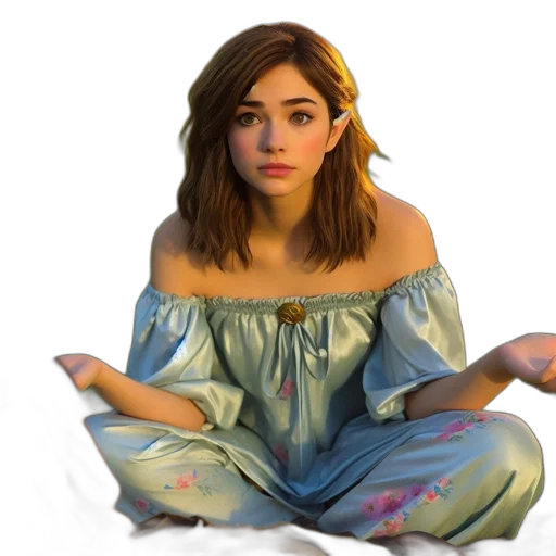 dress, face, jacket, crown, photorealistic, oil painting, concept art, watercolor transparent PNG cut-out