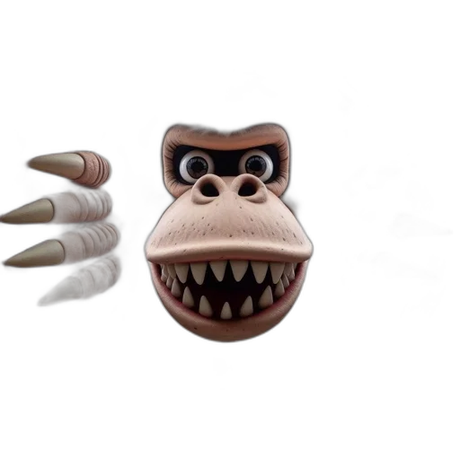mask, creature, animal, face, 3d render, concept art, photorealistic, anthropomorphic transparent PNG cut-out