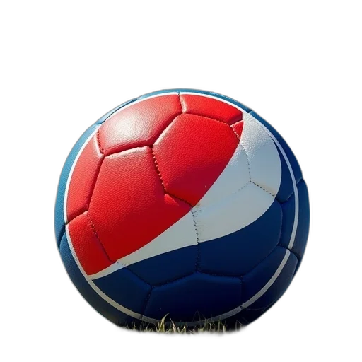 weapon, photorealistic, 3d render, pixel art, concept art, pepsi, logo, ball transparent PNG cut-out