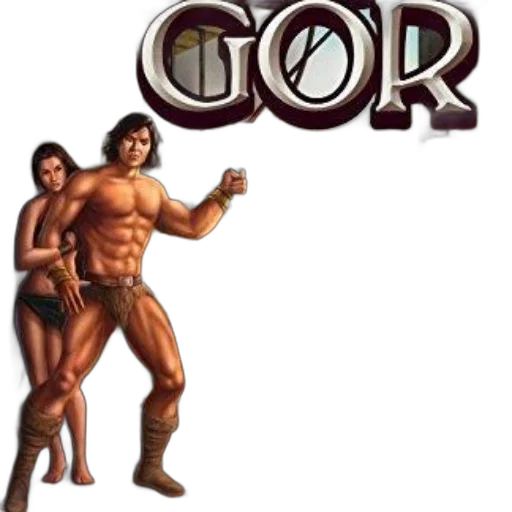 pixel art, concept art, fantasy art, comic book art, book, cover, featuring, muscular transparent PNG cut-out