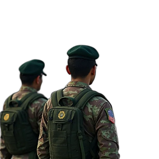jacket, staff, weapon, pakistan transparent PNG cut-out