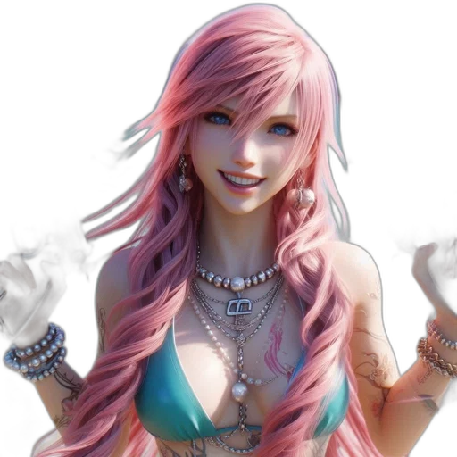 jewelry, dress, fantasy art, concept art, photorealistic, 3d render, pastel, animated transparent PNG cut-out