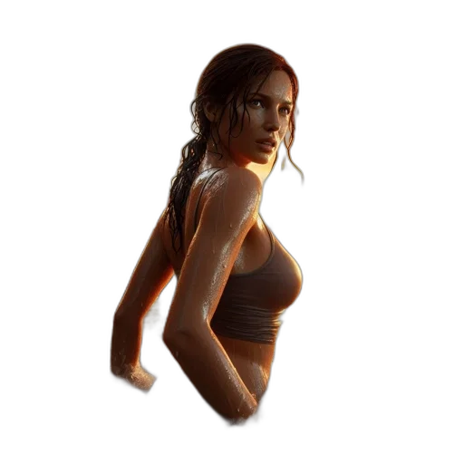 dress, creature, face, staff, 3d render, concept art, photorealistic, pixel art transparent PNG cut-out