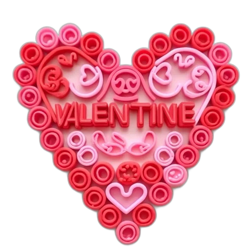 heart, made, plastic, rubber transparent PNG cut-out