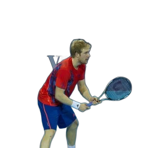 staff, photorealistic, oil painting, concept art, cartoon, tennis, player, red transparent PNG cut-out