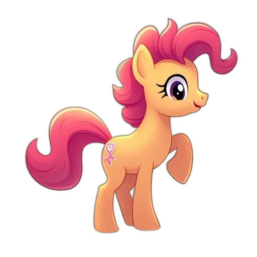staff, hair, animal, creature, 3d render, cartoon, concept art, pixel art transparent PNG cut-out