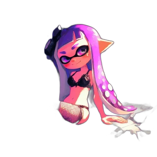 weapon, staff, dress, creature, pixel art, vaporwave, concept art, anime transparent PNG cut-out