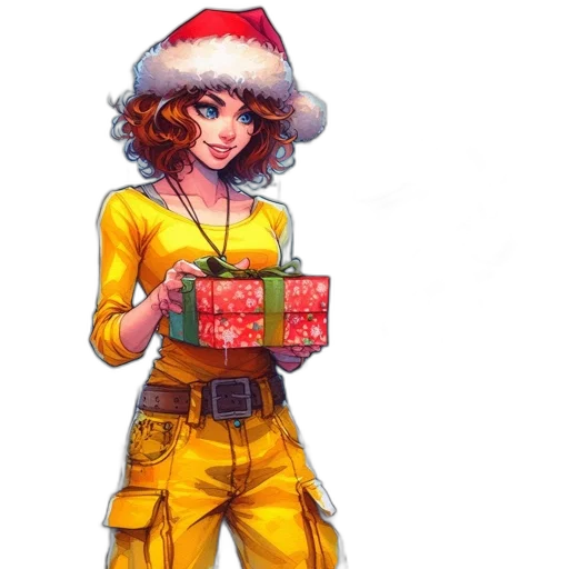 staff, pixel art, concept art, fantasy art, comic book art, inside, festively, decorated transparent PNG cut-out