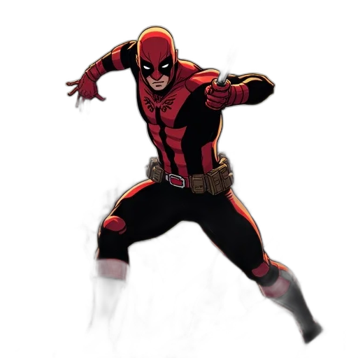 mask, animal, comic book art, concept art, 3d render, cartoon, red, second transparent PNG cut-out